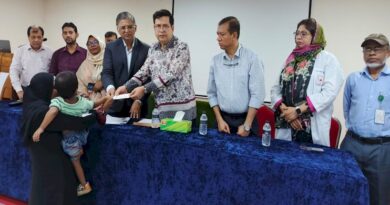 জাতীয় হৃদরোগ ইনস্টিটিউটে সমাজকল্যাণ মন্ত্রণালয়ের অর্থায়নে রোগীদের মাঝে চেক বিতরণ